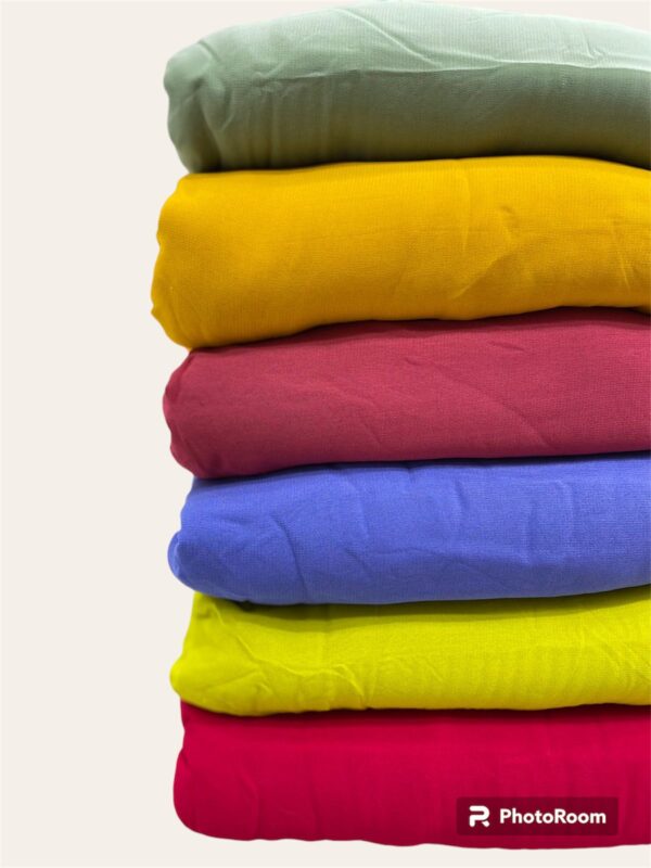 Coloured Georgette Fabric - Image 4